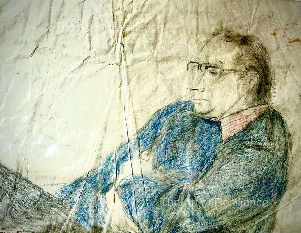 PO02 - Our Will [HC 1979] My Dad, great man. Pencil Sketch