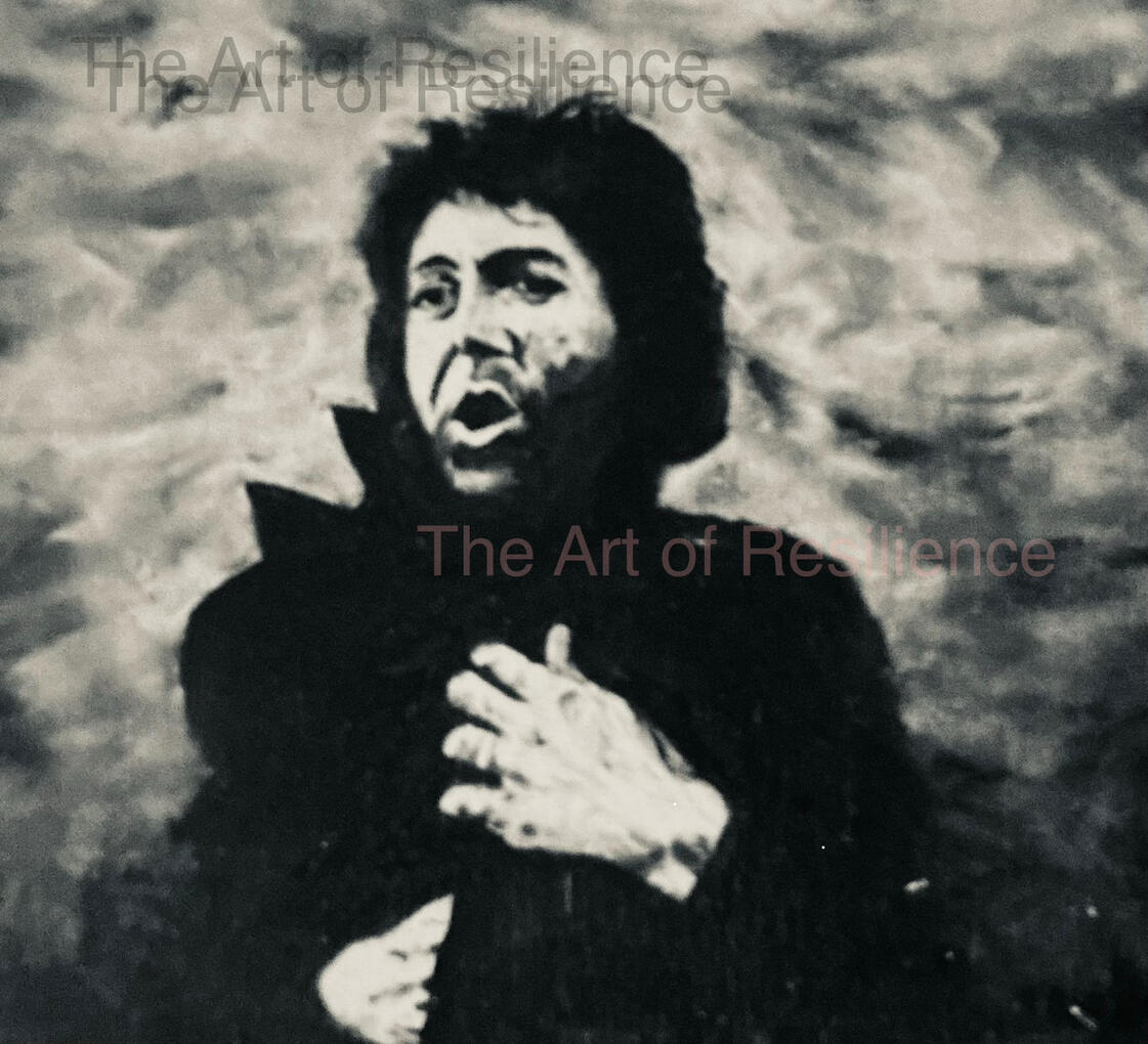 PO03 - Sir Paul McCartney [HC 1979] Oil painting, copied from his London Town album cover.