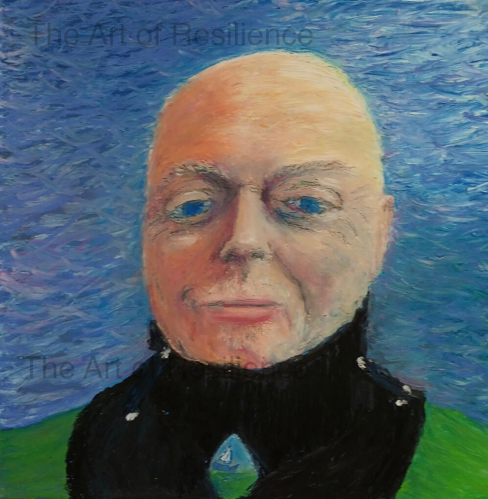 PO06 - Chemo me [RC 2025] I’ve struggled holding pastels and subsequently find details required for portraits very difficult.