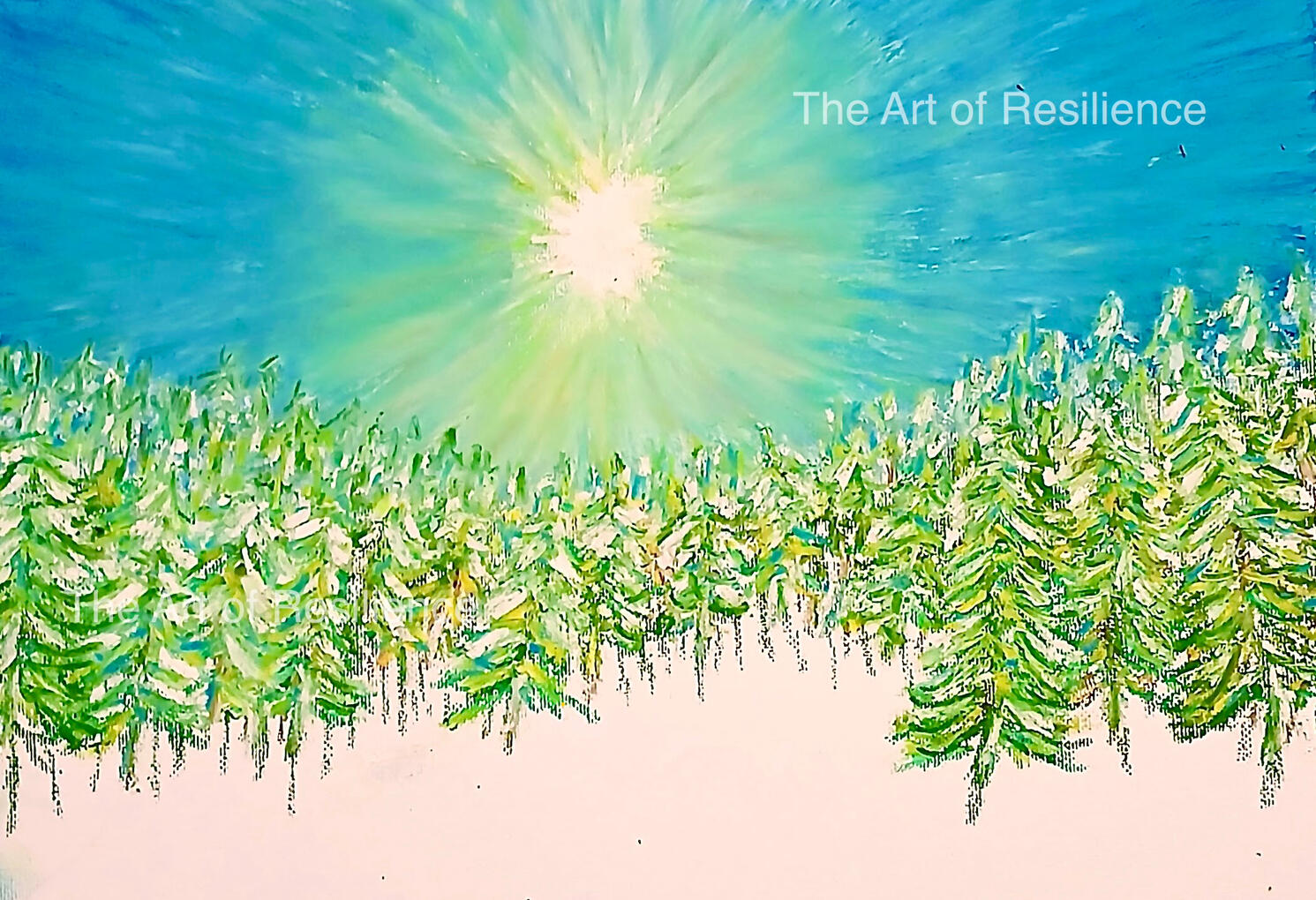 CA05 - Santa has found his sleigh [RC 2025] Oil pastels
